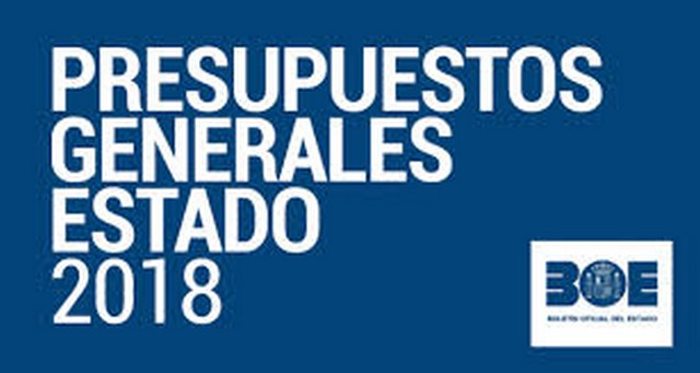 Presupuestos generales del Estado 2018