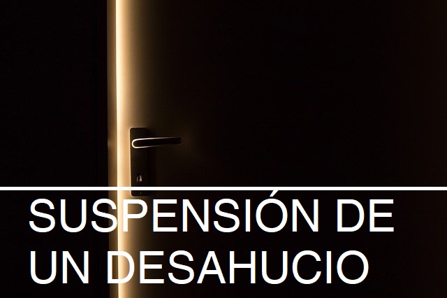 Suspensión de un desahucio tras el decreto de ley de vivienda